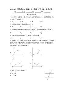 2022-2023学年重庆市大渡口区七年级（下）期末数学试卷（含解析）