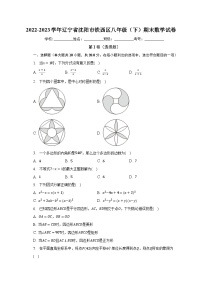 2022-2023学年辽宁省沈阳市铁西区八年级（下）期末数学试卷（含解析）