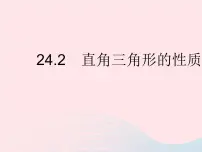 初中数学24.2直角三角形的性质作业ppt课件