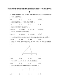 2022-2023学年河北省秦皇岛市海港区七年级（下）期末数学试卷（含解析）