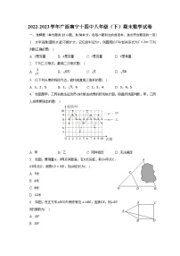 2022-2023学年广西南宁十四中八年级（下）期末数学试卷（含解析）