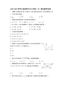 2022-2023学年江西省萍乡市八年级（下）期末数学试卷（含解析）