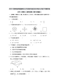 2023年贵州省黔西南州兴义市顶效开发区顶兴学校九年级下学期学业水平（冲刺三）数学试卷（第六次模拟）+