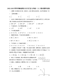 2022-2023学年河南省周口市川汇区七年级（上）期末数学试卷（含解析）