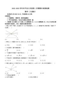 河北省保定市阜平县2022-2023学年七年级下学期期中数学试题
