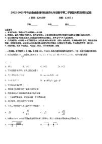 2022-2023学年云南省曲靖市陆良县七年级数学第二学期期末检测模拟试题含答案