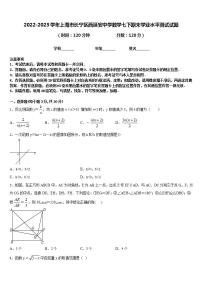 2022-2023学年上海市长宁区西延安中学数学七下期末学业水平测试试题含答案