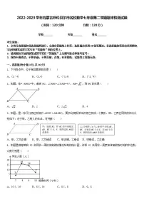 2022-2023学年内蒙古呼伦贝尔市名校数学七年级第二学期期末检测试题含答案