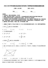 2022-2023学年内蒙古自治区通辽市开鲁县七下数学期末质量跟踪监视模拟试题含答案