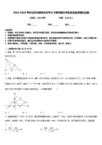 2022-2023学年北京市楼梓庄中学七下数学期末学业质量监测模拟试题含答案