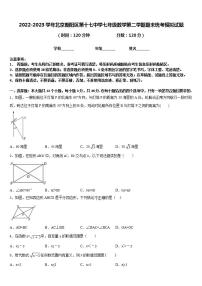 2022-2023学年北京朝阳区第十七中学七年级数学第二学期期末统考模拟试题含答案