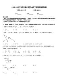 2022-2023学年吉林省长春市九台七下数学期末调研试题含答案