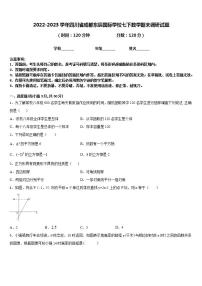 2022-2023学年四川省成都东辰国际学校七下数学期末调研试题含答案