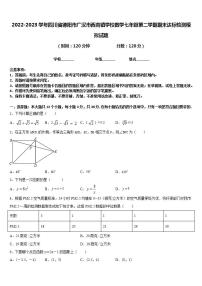 2022-2023学年四川省德阳市广汉市西高镇学校数学七年级第二学期期末达标检测模拟试题含答案