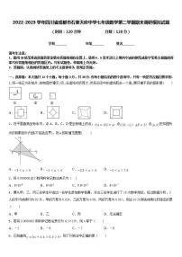 2022-2023学年四川省成都市石室天府中学七年级数学第二学期期末调研模拟试题含答案