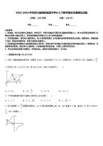 2022-2023学年四川省绵阳宜溪中学心七下数学期末经典模拟试题含答案