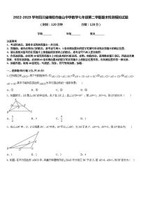 2022-2023学年四川省绵阳市南山中学数学七年级第二学期期末检测模拟试题含答案