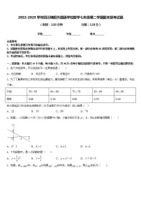 2022-2023学年四川绵阳外国语学校数学七年级第二学期期末联考试题含答案