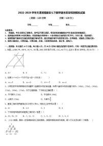 2022-2023学年天津滨海新区七下数学期末质量检测模拟试题含答案
