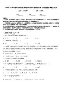 2022-2023学年宁夏银川市唐徕回民中学七年级数学第二学期期末联考模拟试题含答案