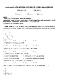 2022-2023学年安徽省怀远县联考七年级数学第二学期期末综合测试模拟试题含答案