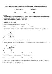 2022-2023学年安徽省淮北市杜集区七年级数学第二学期期末达标检测试题含答案