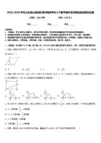 2022-2023学年山东南山集团东海外国语学校七下数学期末质量跟踪监视模拟试题含答案