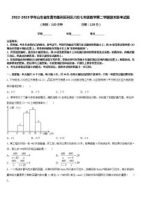 2022-2023学年山东省东营市垦利区利区六校七年级数学第二学期期末联考试题含答案