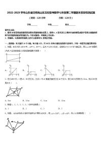 2022-2023学年山东省日照岚山区五校联考数学七年级第二学期期末质量检测试题含答案