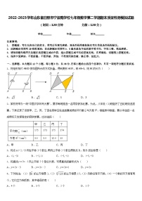 2022-2023学年山东省日照市宁波路学校七年级数学第二学期期末质量检测模拟试题含答案