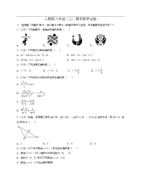 人教版八年级上期末数学试卷2-Copy