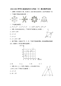 2022-2023学年江西省抚州市七年级（下）期末数学试卷（含解析）