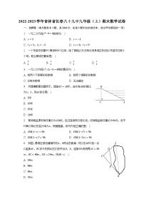 2022-2023学年吉林省长春八十九中九年级（上）期末数学试卷（含解析）