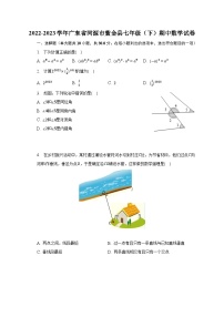 2022-2023学年广东省河源市紫金县七年级（下）期中数学试卷（含解析）