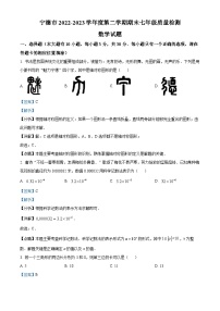 福建省宁德市2022-2023学年七年级下学期期末数学试题（解析版）