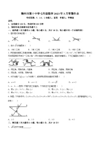 江西省赣州市第十中学2022-2023学年七年级下学期月考数学试题