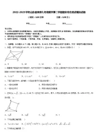 2022-2023学年山东省莒县七年级数学第二学期期末综合测试模拟试题含答案