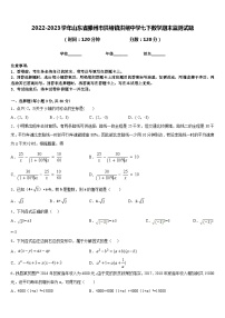 2022-2023学年山东省滕州市洪绪镇洪绪中学七下数学期末监测试题含答案