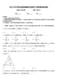 2022-2023学年山东青岛城阳区五校联考七下数学期末联考试题含答案