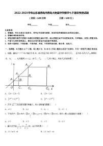 2022-2023学年山东省青岛市青岛大附属中学数学七下期末预测试题含答案