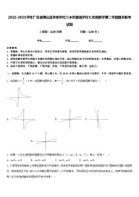 2022-2023学年广东省佛山北外附学校三水外国语学校七年级数学第二学期期末联考试题含答案