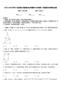 2022-2023学年广东省佛山市南海区里水镇数学七年级第二学期期末统考模拟试题含答案