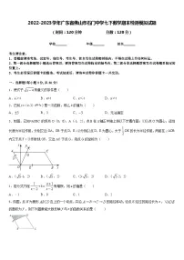 2022-2023学年广东省佛山市石门中学七下数学期末检测模拟试题含答案