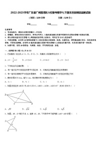 2022-2023学年广东省广州荔湾区六校联考数学七下期末质量跟踪监视试题含答案