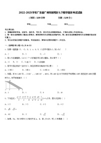 2022-2023学年广东省广州市越秀区七下数学期末考试试题含答案