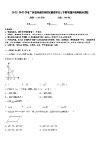 2022-2023学年广东省潮州市潮安区雅博学校七下数学期末统考模拟试题含答案