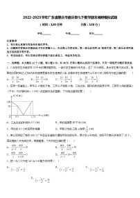 2022-2023学年广东省肇庆市德庆县七下数学期末调研模拟试题含答案