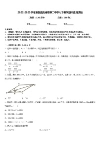 2022-2023学年新疆昌吉州阜康二中学七下数学期末监测试题含答案