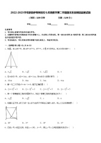 2022-2023学年新疆伊犁州名校七年级数学第二学期期末质量跟踪监视试题含答案