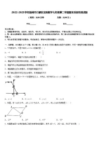 2022-2023学年扬州市江都区实验数学七年级第二学期期末质量检测试题含答案